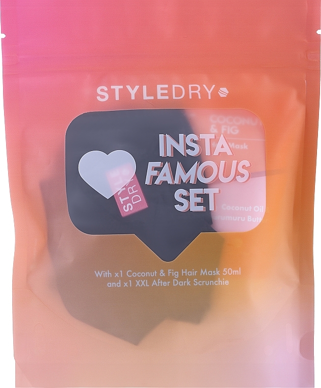 Set - Styledry Insta Famous Set (h/mask/50ml + scrunchy) — photo N1