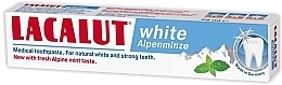 Toothpaste "White Alpine Mint" - Lacalut White Alpenminze Toothpaste — photo N2
