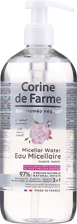 Micellar Water - Corine de Farme Purity Micellar Water — photo N1