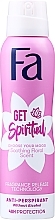 Fragrances, Perfumes, Cosmetics Choose Your Mood Antiperspirant Spray with Floral Scent - Fa Get Spiritual Anti-Perspirant