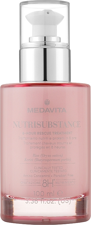 Nourishing Hair Cream - Medavita Nutrisubstance 8-Hour Rescue Treatment — photo N1