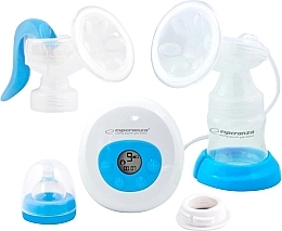 2in1 Breast Pump, blue - Esperanza ECM003B Gemelos — photo N1