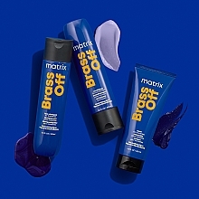 Hair Color Preserving Shampoo - Matrix Total Results Brass Off Blue Shampoo For Brunettes — photo N18