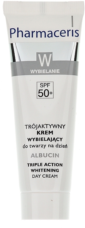 Triple Action Brightening Cream - Pharmaceris W Albucin Triple Action Skin Lightening Cream SPF40 — photo N1