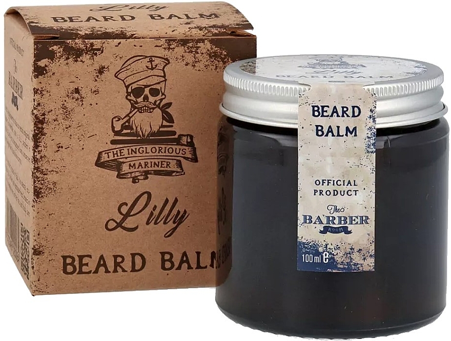 Moisturizing Beard Styling Balm - The Inglorious Mariner Lilly Mystic Beard Balm — photo N1