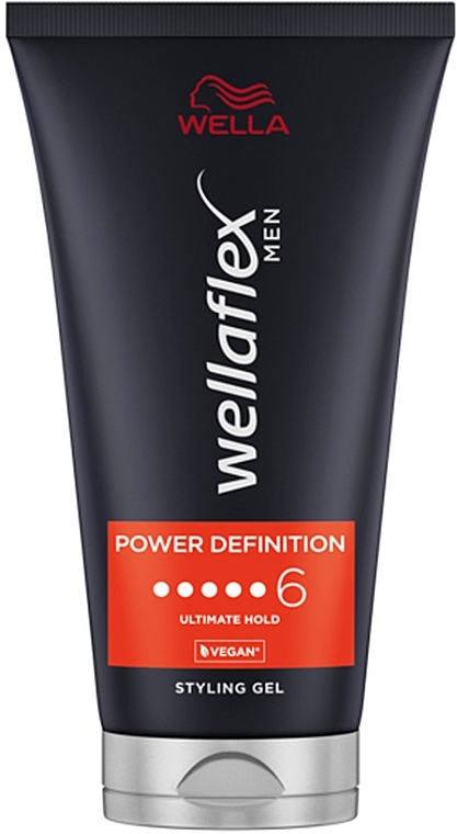 Optimal Hold Hair Gel - Wella Wellaflex Men Power Definition Ultimate Hold Styling Gel — photo N1