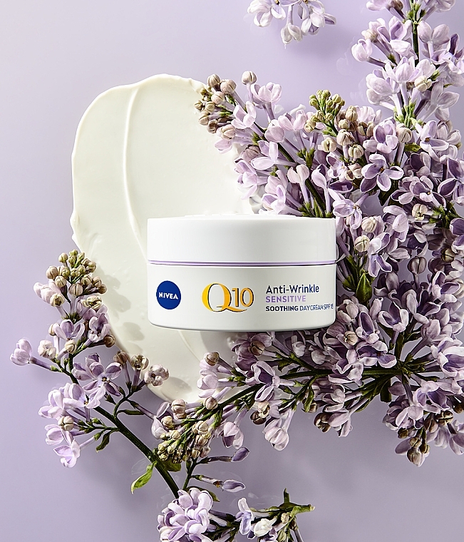 Anti-Wrinkle Soothing Day Cream for Sensitive Skin - Nivea Q10 Power Anti-Wrinkle Day Cream SPF15 — photo N5