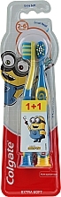 Fragrances, Perfumes, Cosmetics Kids Toothbrush "Smiles", 2-6 years, yellow and blue, extra soft - Colgate Smiles Kids Extra Soft