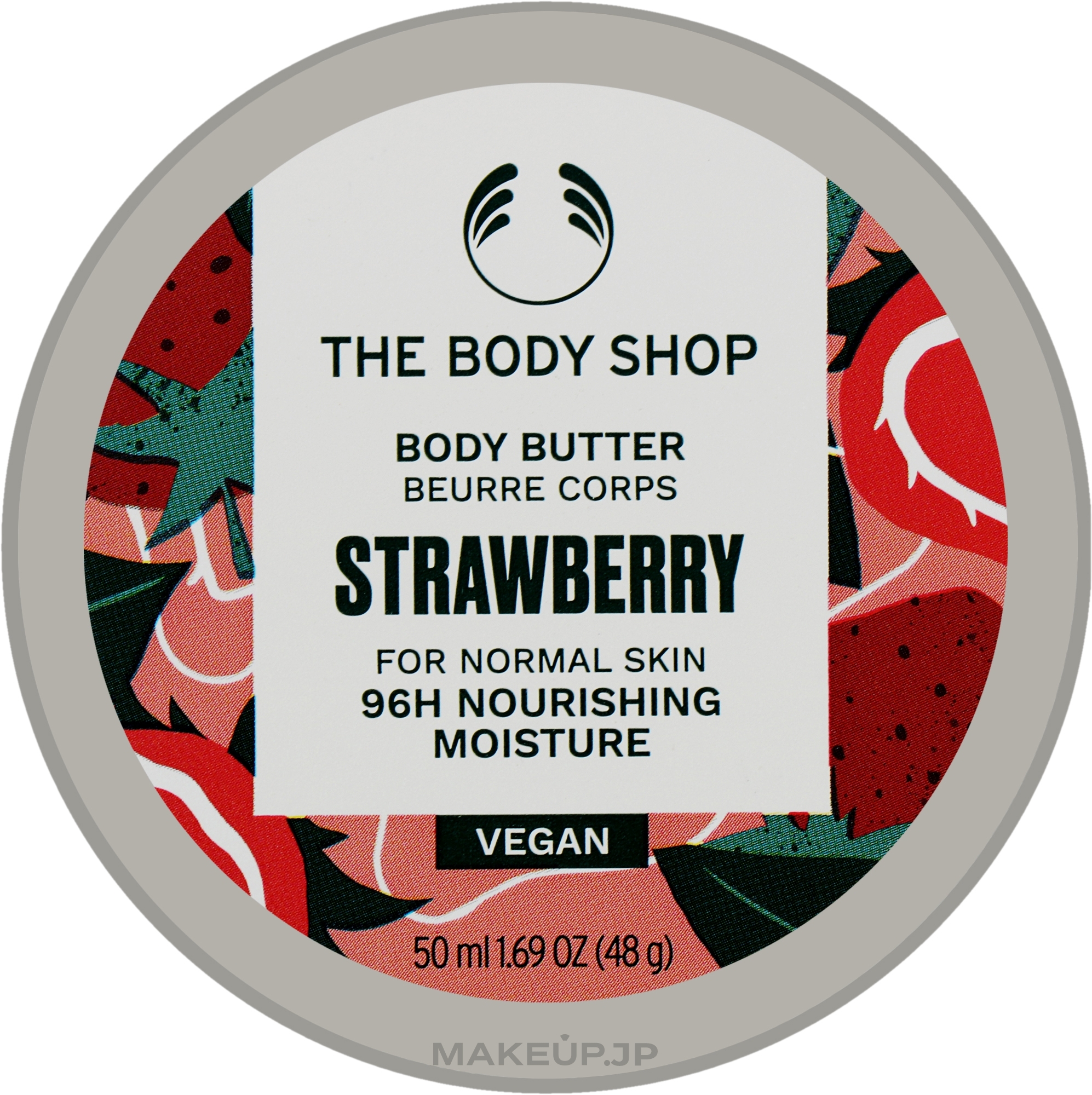 Body Butter - The Body Shop Strawberry 96H Nourishing Moisture Body Butter — photo 50 ml