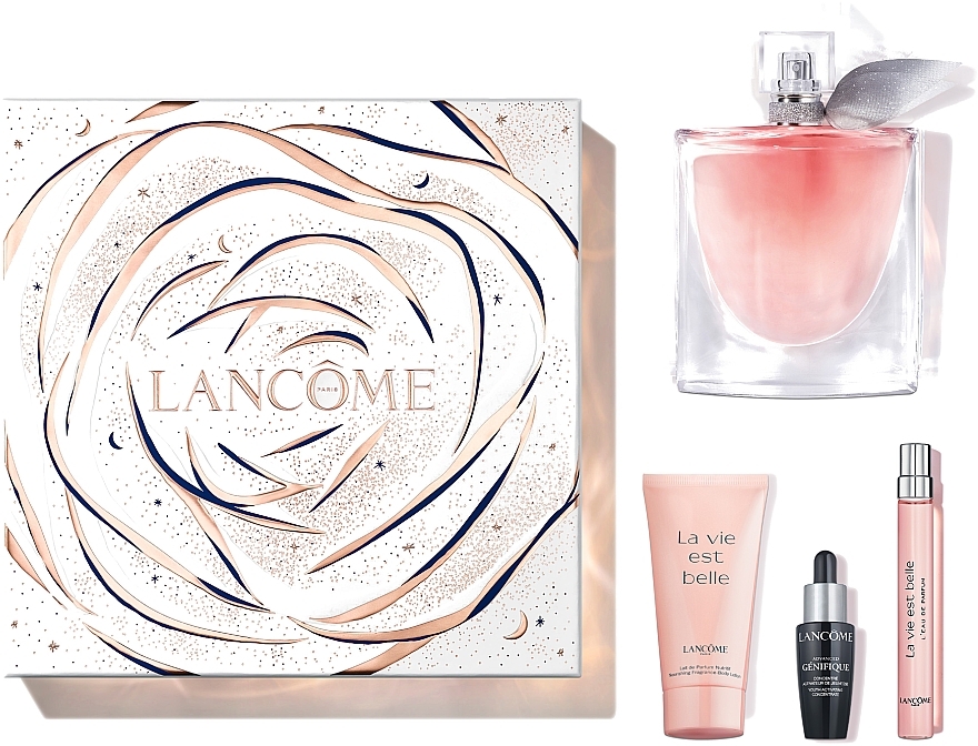 Lancome La Vie Est Belle - Set (edp/100ml + edp/10ml + conc/10ml + b/lot/50ml) — photo N1