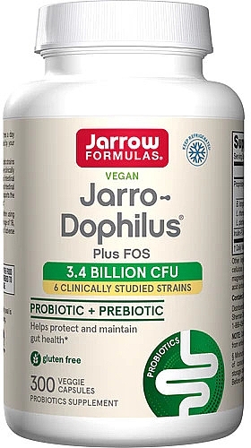 Dietary Supplement "Jarro-Dophilus + FOS" - Jarrow Formulas Jarro-Dophilus + FOS — photo N3