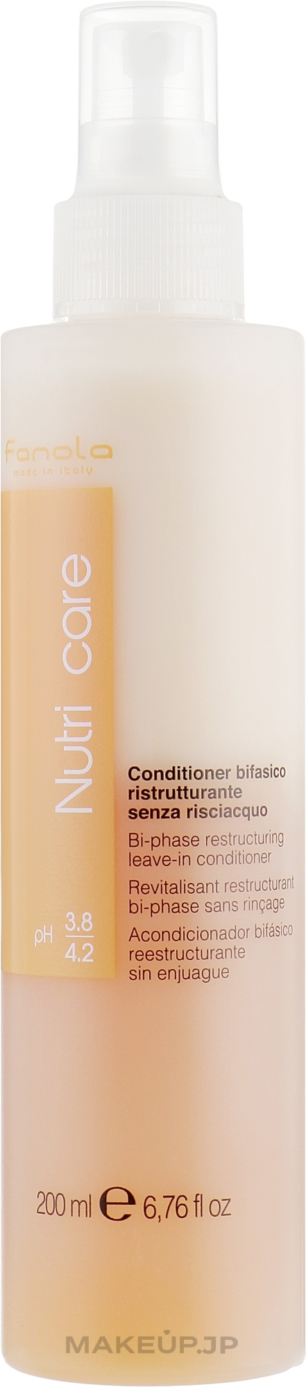 Bi-Phase Hair Spray - Fanola Nutri Care Bi-phase Conditioner — photo 200 ml
