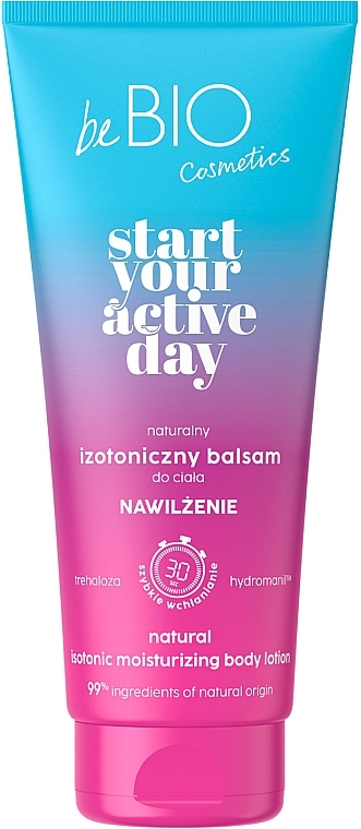 Isotonic Moisturizing Body Lotion - BeBio Start Your Active Day Body Lotion — photo N1