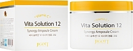 Tonic Ampoule Face Cream with Vitamin C - Jigott Vita Solution 12 Synergy Ampoule Cream — photo N1