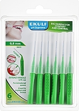 Fragrances, Perfumes, Cosmetics Interdental Brushes, 0.8 mm, green - Ekulf Ph Plus