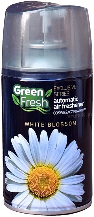 Automatic Air Freshener Refill 'White Flower' - Green Fresh Automatic Air Freshener White Blossom — photo N1