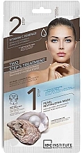 Fragrances, Perfumes, Cosmetics Face Mask - IDC Institute Two Step Treatment Pearl Revitalizing 3d Mask