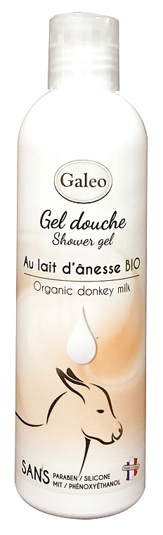 Set - Galeo Organic Donkey Milk Scincare Set (sh/gel/250ml + b/milk/250ml + h/cr/75ml) — photo N3