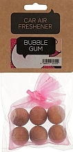 Fragrances, Perfumes, Cosmetics Car Aroma, wooden balls in a bag - ACappella Bubble Gum