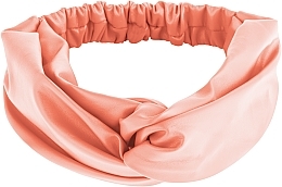 Faux Leather Twist Headband, peach - MAKEUP Hair Accessories — photo N1