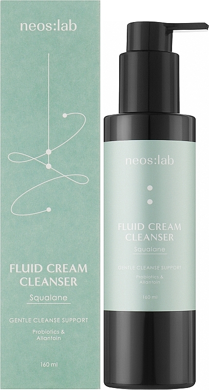 Face Cleansing Milk - Neos:lab Fluid Cream Cleanser Squalane — photo N4