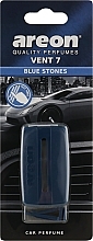 Fragrances, Perfumes, Cosmetics Car Air Freshener "Blue Stone" - Areon Vent 7 Blue Stones