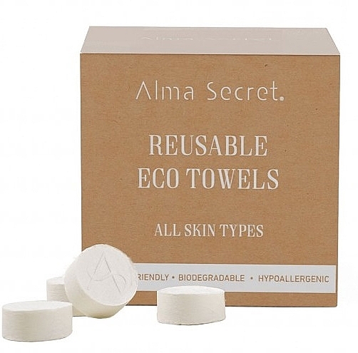 Beauty Treatment Pressed Wipes - Alma Secret Reusable Eco-Towels — photo N1