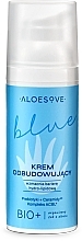 Fragrances, Perfumes, Cosmetics Regenerating Face Cream with Prebiotics - Aloesove Blue Face Cream