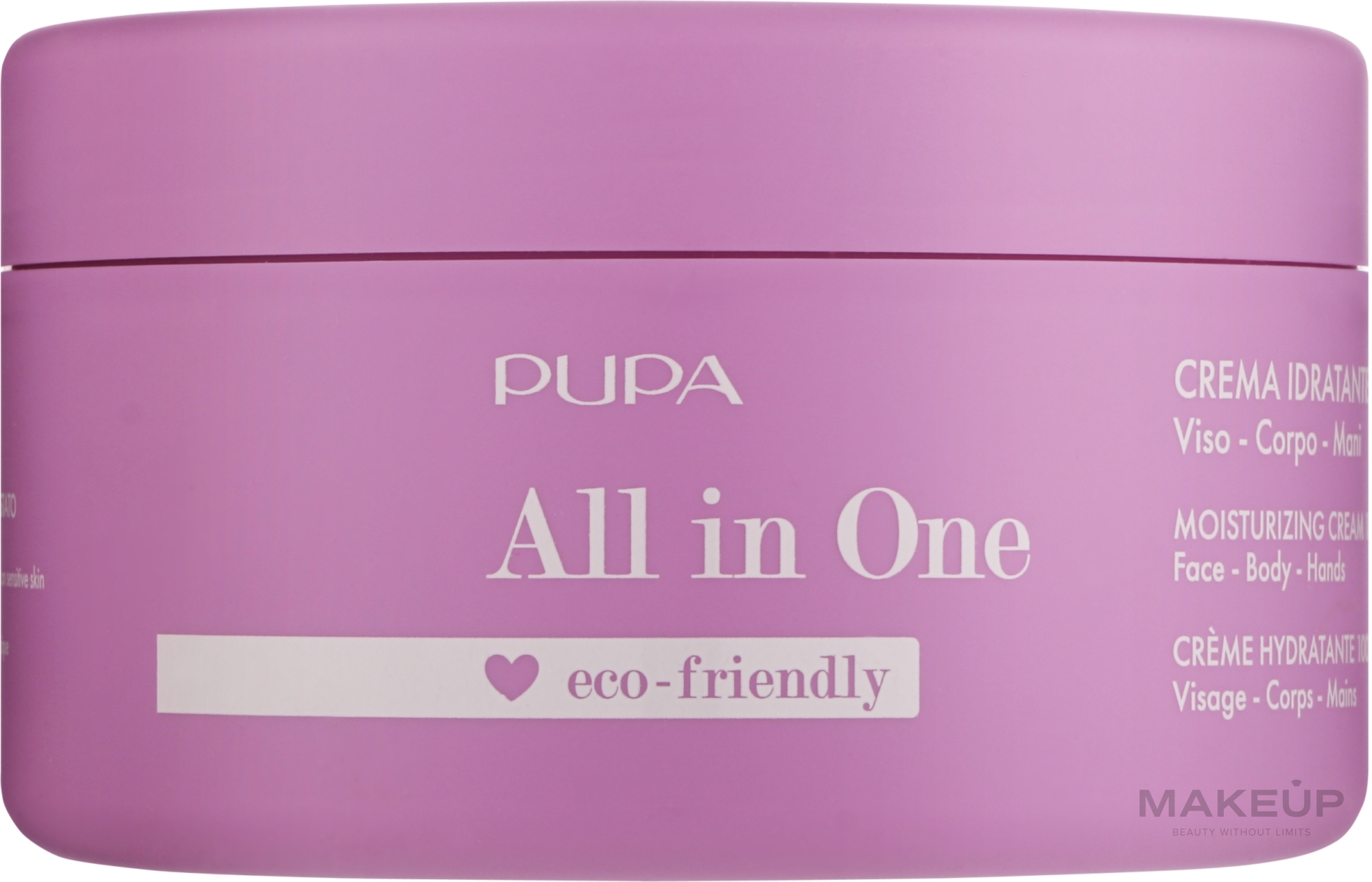 Moisturising Face, Hand & Body Cream, 1000 uses - Pupa All in One Moisturizing Cream — photo 350 ml