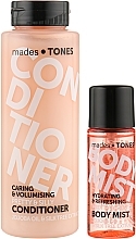 Fragrances, Perfumes, Cosmetics Set "Beauty" - Mades Cosmetics Tones (hair/cond/300ml + b/mist/50ml)