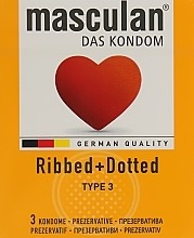 Ribbed+Dotted Condoms - Masculan — photo N6