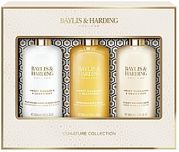 Fragrances, Perfumes, Cosmetics Set - Baylis & Harding Sweet Mandarin & Grapefruit Luxury Bathing Essentials Gift Set (sh/gel/300ml + sh/cr/300ml + b/lot/300ml)