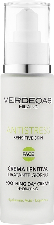 Soothing & Moisturizing Facial Day Cream - Verdeoasi Antistress Soothing Day Cream — photo N1