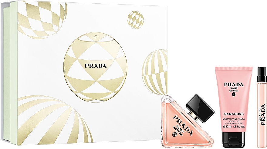 Prada Paradoxe - Set (edp/90ml + b/lot/50ml + edp/mini/10ml) — photo N1