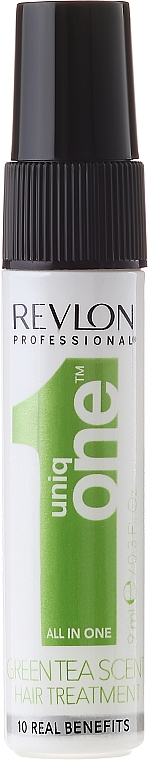 Hair Care Spray Mask with Green Tea Aroma - Revlon Professional Uniq One Green Tea Scent Treatment (sample) — photo N1