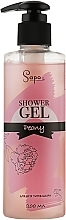 Fragrances, Perfumes, Cosmetics Shower Gel with Peony Flower Scent - Sapo Peony Shower Gel