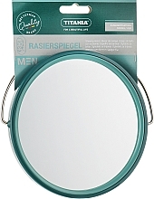 Fragrances, Perfumes, Cosmetics Double-Sided Shaving Mirror for Men, 12.5 cm, green - Titania