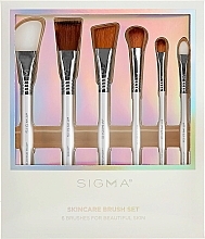 Fragrances, Perfumes, Cosmetics Skincare Brush Set, 6 pcs - Sigma Beauty Skincare Brush Set