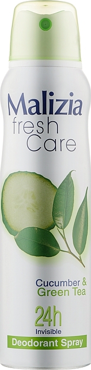 Deodorant Antiperspirant - Malizia Frash Care Deodorant Spray Cucumber & Green Tea — photo N4