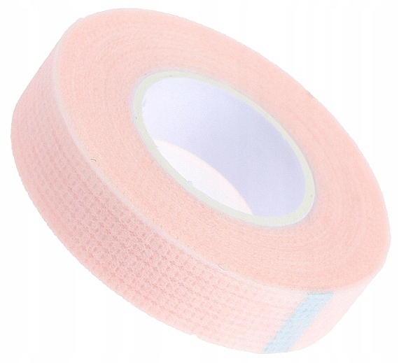 Perforated Eyelash Extension Tape, 1.25 x 9 m, pink - Lewer — photo N1