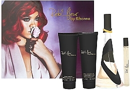 Fragrances, Perfumes, Cosmetics Rihanna Reb'l Fleur - Set (edp/100ml + edp/10ml + b/l/90ml + sh/g/90ml)