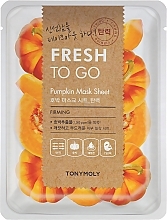 Fragrances, Perfumes, Cosmetics Pumpkin Extract Sheet Mask - Tony Moly Fresh To Go Mask Sheet Pumpkin