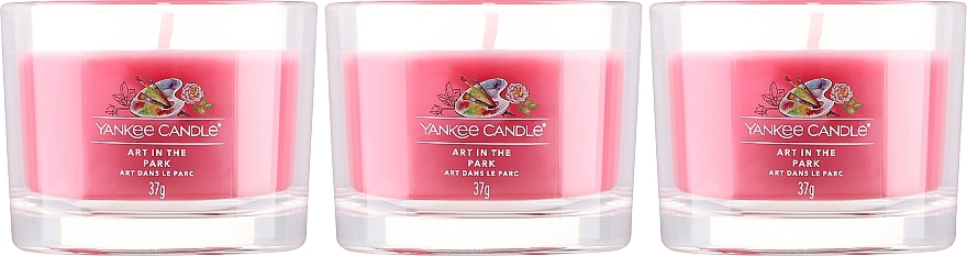 Set - Yankee Candle Singnature Art in the Park (3xcandle/37g) — photo N2