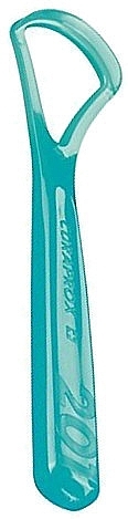 Tongue Scraper with One Blade CTC 201, turquoise - Curaprox Tongue Cleaner — photo N2