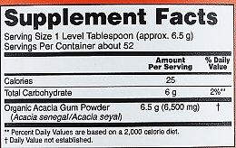 Dietary Supplement "Acacia Fiber", powder - Now Foods Acacia Fiber — photo N5