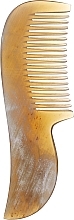 Beard Comb, 8 cm - Golddachs Handcrafted Horn Beard Comb — photo N1