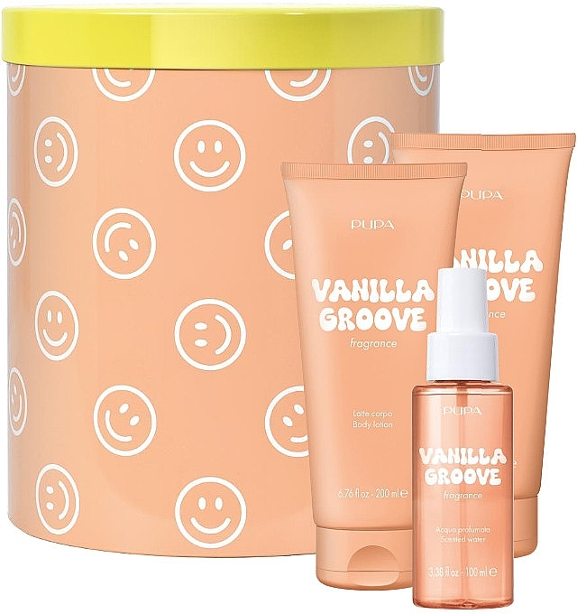 Vanilla Groove Pupa - Set (scented/water/100ml+sh/gel/200ml+ b/lot/200ml) — photo N1