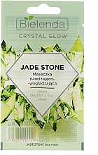 Moisturizing & Smoothing Face Mask - Bielenda Crystal Glow Jade Stone Face Mask — photo N1