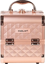 Rose Gold Cosmetic Case - Inglot Diamond Makeup Case Rose Gold — photo N1