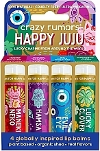 Fragrances, Perfumes, Cosmetics Lip Balm Set - Crazy Rumors Happy Juju (lip/balm/4x4.25g)